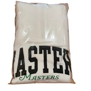 2026 Masters Womens White Quarter-Zip Sweatshirt Augusta Golf Medium M ANGC